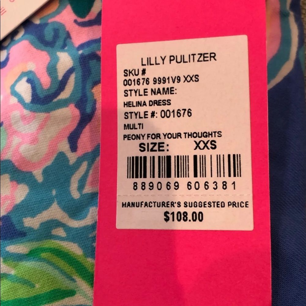 ❌SOLD❌Lilly Pulitzer Helina T-Shirt Dress XXS - Picture 3 of 9